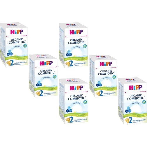 Hipp 2 Organik Combiotic Bebek Sütü 800 gr - 6 Adet