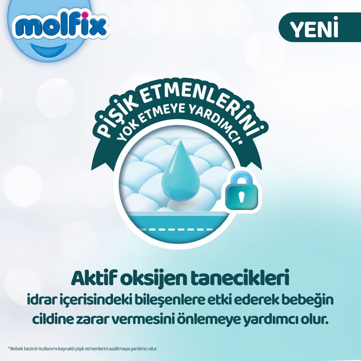 Molfix Premium Aylık Fırsat Paketi 1 Beden 216 Adet