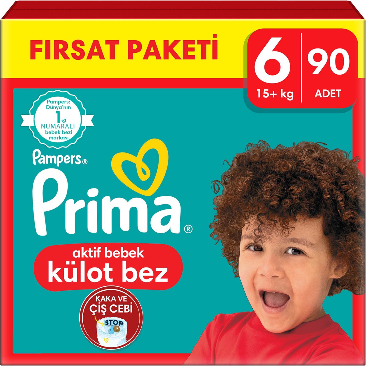 Prima Külot Bez Aylık Paket 6 Beden 90 Adet