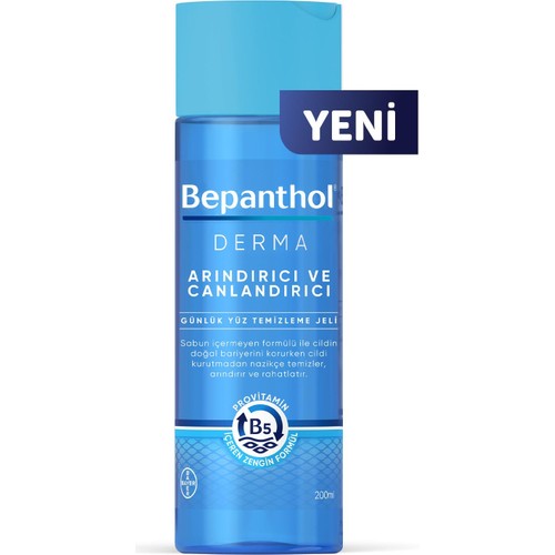 Bepanthol Derma Arındırıcı & Canlandırıcı Günlük Yüz Temizleme Jeli 200ml L Kuru Ve Hassas Ciltler