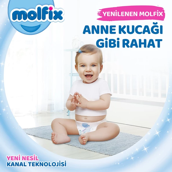 Molfix Külot Bez 6 Beden E.large Aylık Avantaj Paketi 74 Adet