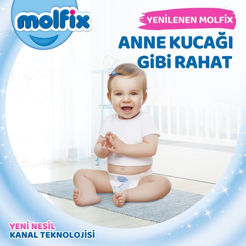 Molfix Bebek Bezi 6 Beden Extra Large Avantajlı Paket 114 Adet