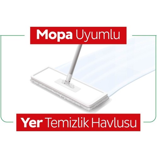 Sleepy Easy Clean Arap Sabunu Katkılı Mopa Uyumlu Yer Temizlik Havlusu 3X50 (150 Yaprak)