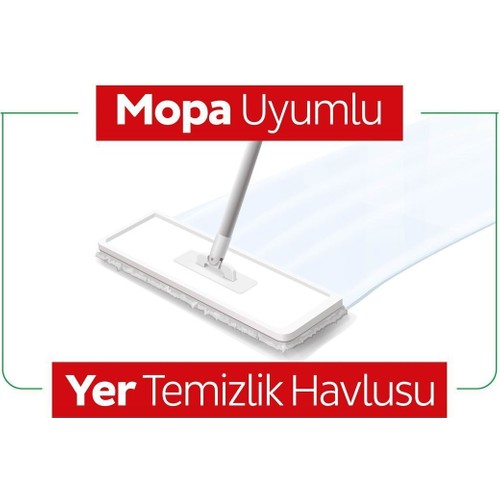 Sleepy Easy Clean Arap Sabunu Katkılı Mopa Uyumlu Yer Temizlik Havlusu 6X50 (300 Yaprak)