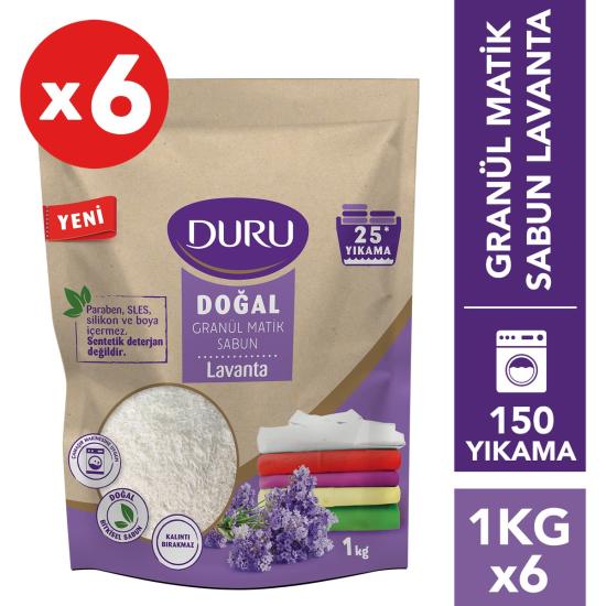 Duru Granül Matik Sabun Lavanta 6 kg 150 Yıkama